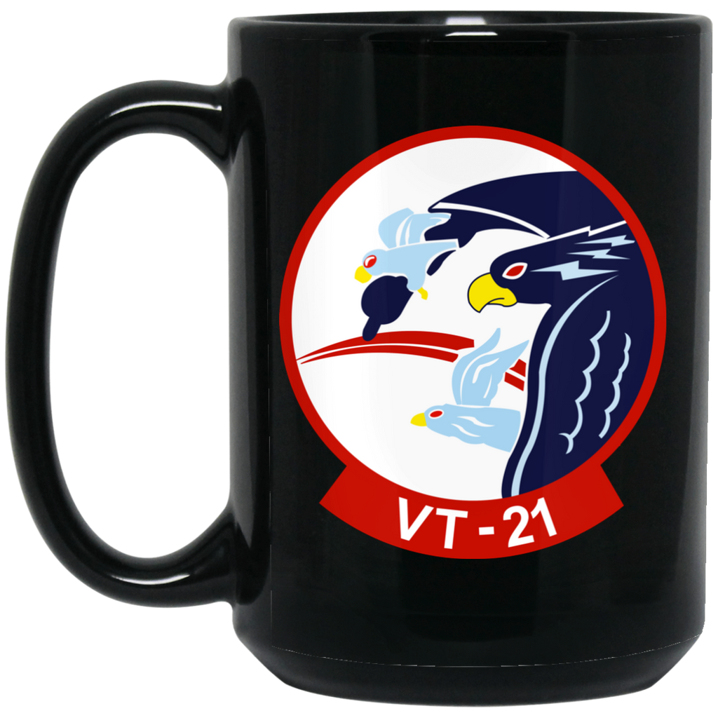 VT 21 2 Black Mug - 15oz