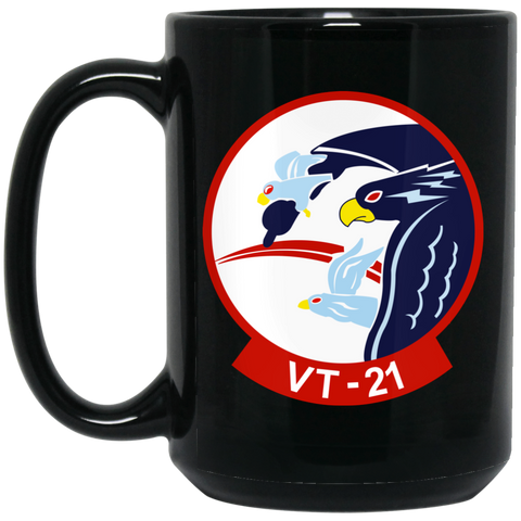 VT 21 2 Black Mug - 15oz