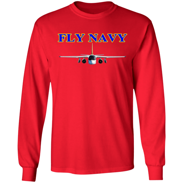 Fly Navy S-3 2 LS Ultra Cotton T-Shirt