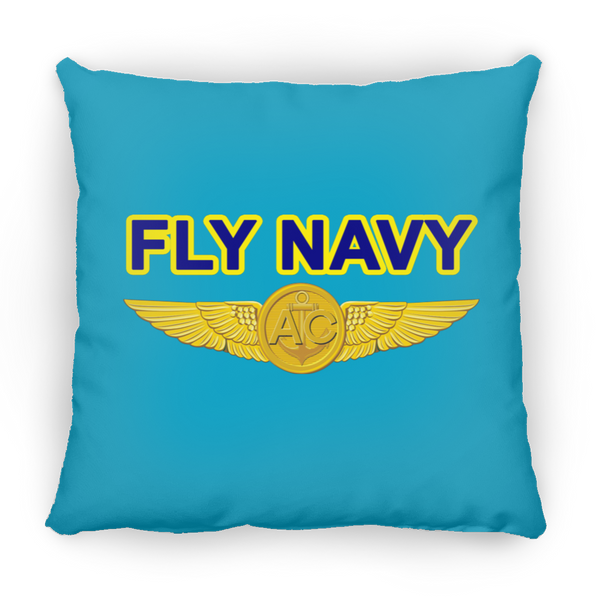 Fly Navy Aircrew Pillow - Square - 16x16