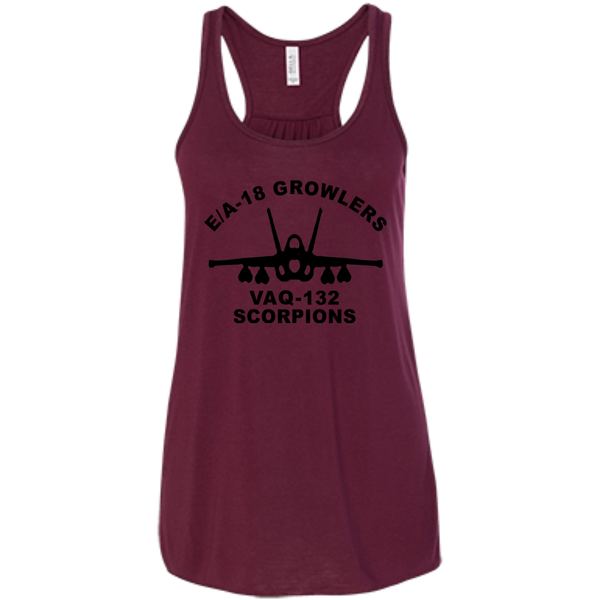 VAQ 132 2 Flowy Racerback Tank