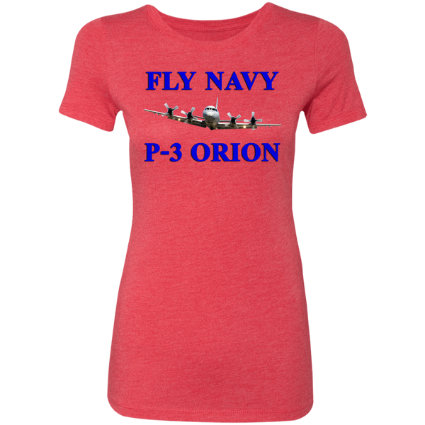 Fly Navy P-3 1 Ladies' Triblend T-Shirt