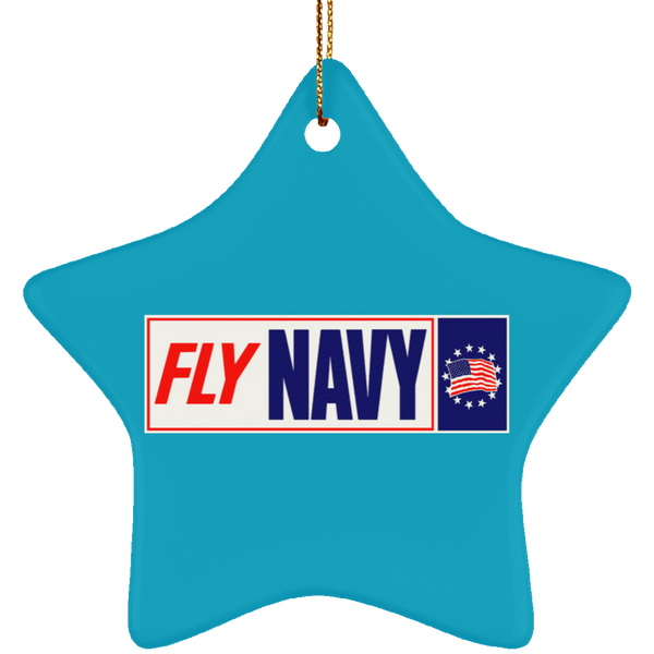 Fly Navy 1 Ornament - Star