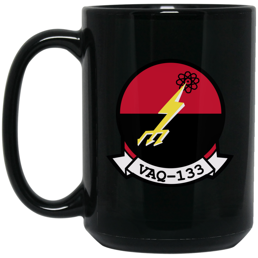 VAQ 133 3 Black Mug - 15oz