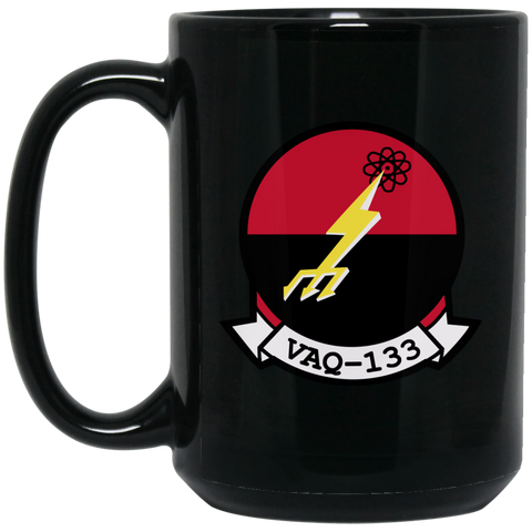 VAQ 133 3 Black Mug - 15oz