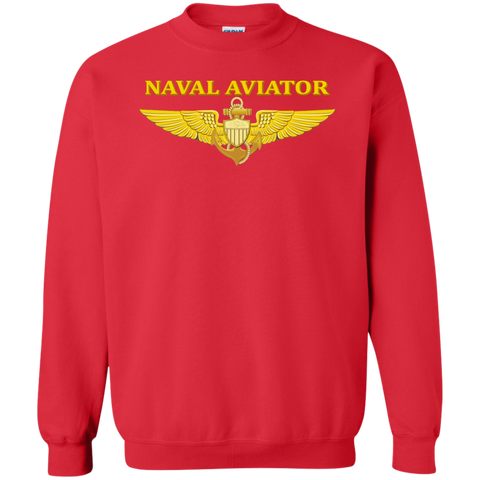 Aviator 2 Printed Crewneck Pullover Sweatshirt