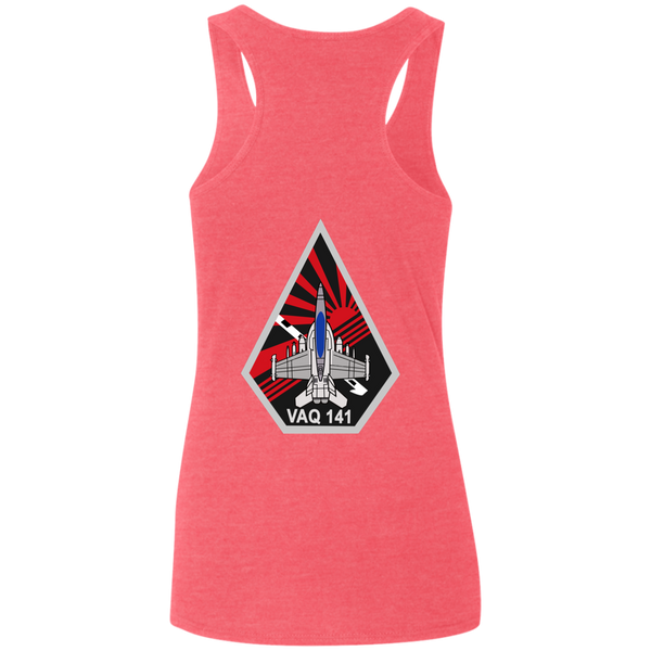 VAQ 141 7c Ladies' Softstyle Racerback Tank