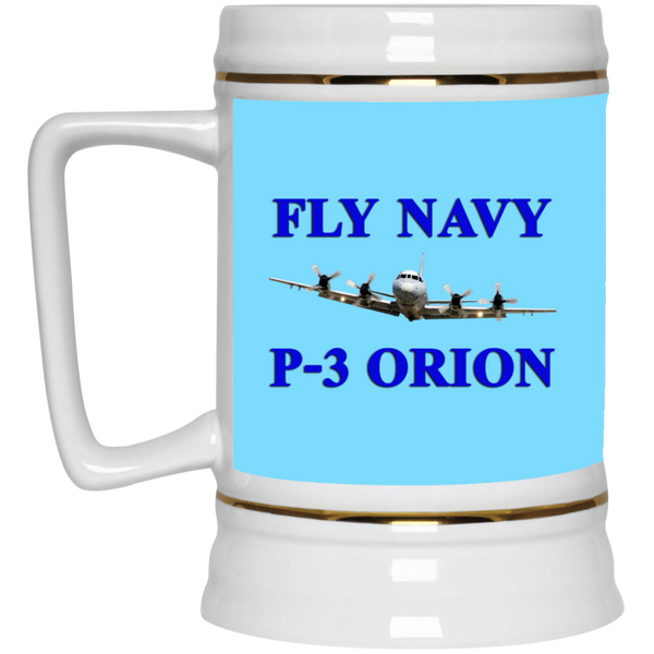 Fly Navy P-3 1 Beer Stein - 22oz