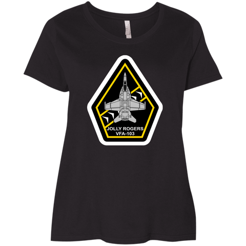 VFA 103 1 Ladies' Curvy T-Shirt