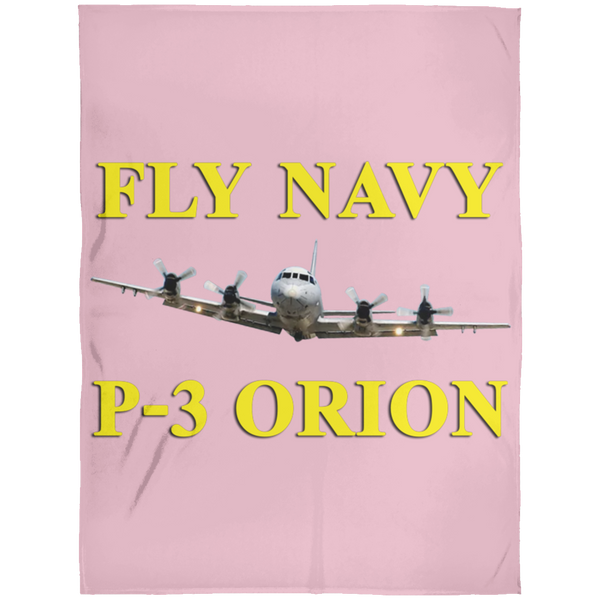 Fly Navy P-3 3 Blanket - Arctic Fleece Blanket 60x80