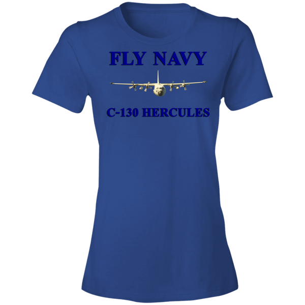 Fly Navy C-130 1 Ladies' Lightweight T-Shirt