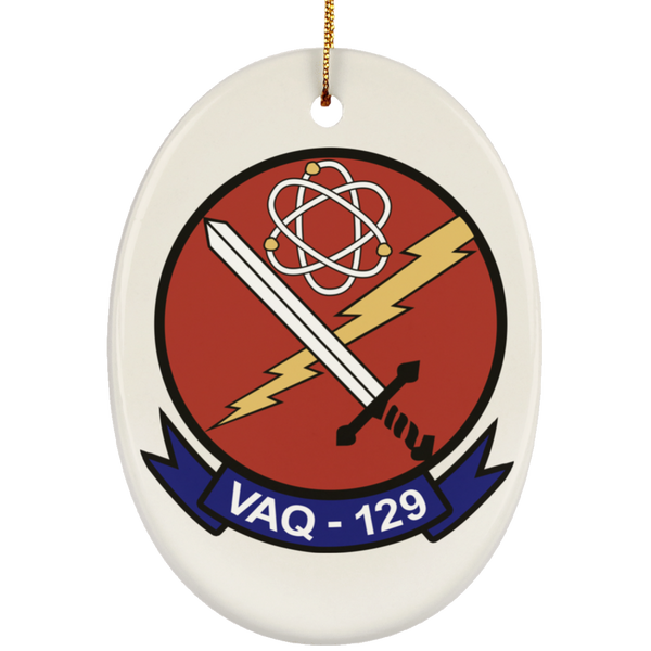 VAQ 129 2 Ornament - Oval