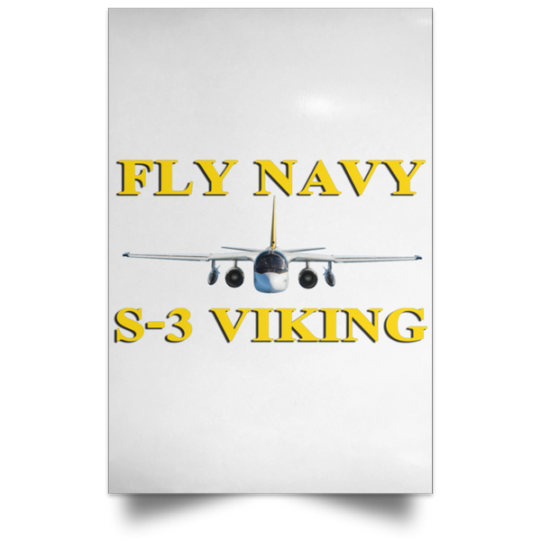 Fly Navy S-3 3 Poster - Portrait