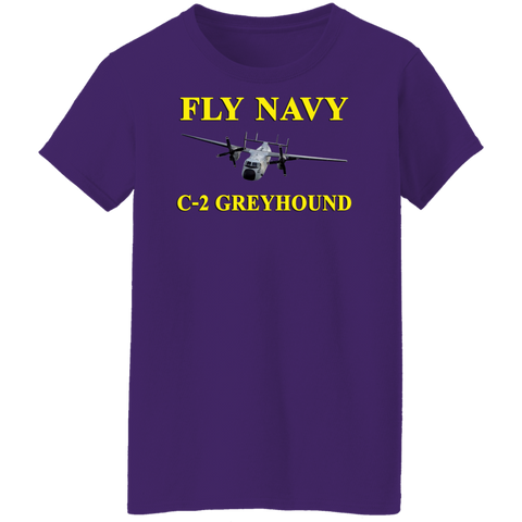 Fly Navy C-2 3 Ladies' Cotton T-Shirt