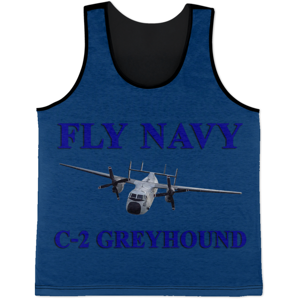 Fly Navy C-2 1 Tank Top - All Over Print