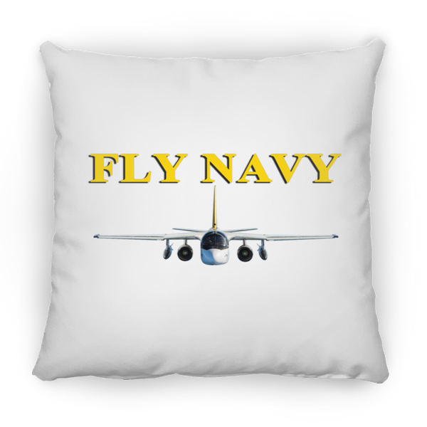 Fly Navy S-3 4 Pillow - Square - 16x16