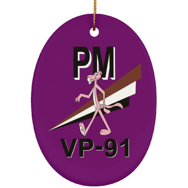 VP 91 3 Ornament Ceramic - Oval