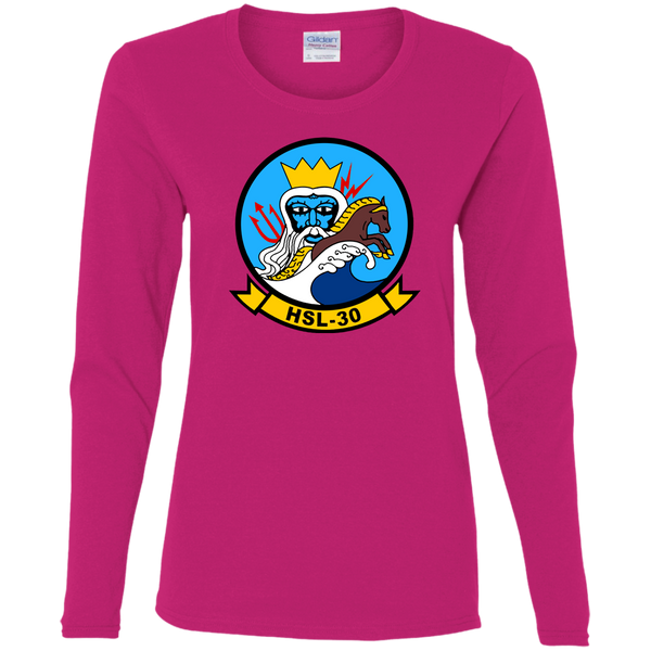 HSL 30 3 Ladies' Cotton LS T-Shirt