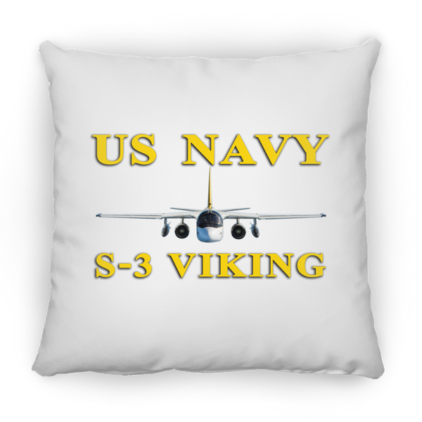 US Navy S-3 3 Pillow - Square - 14x14