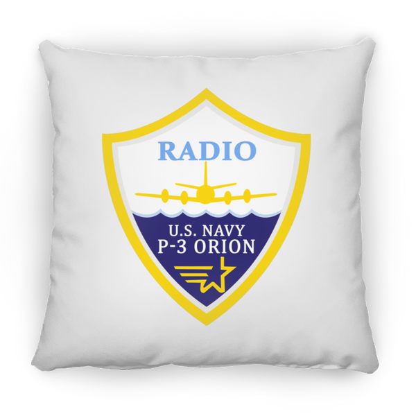 P-3 Orion 3 Radio Pillow - Square - 18x18