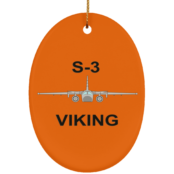 S-3 Viking 10a Ornament - Oval