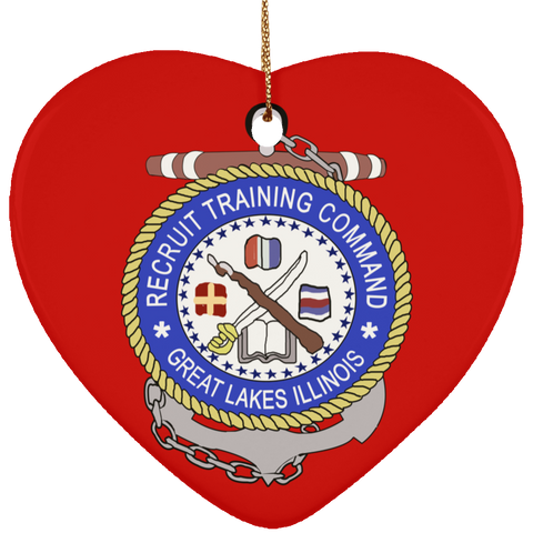 RTC Great Lakes 2 Ornament - Heart