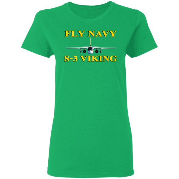 Fly Navy S-3 3 Ladies' Cotton T-Shirt