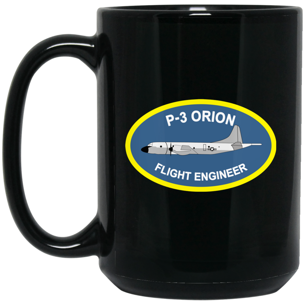 P-3 Orion 4 FE Black Mug - 15oz