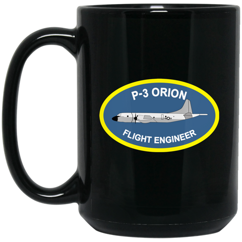 P-3 Orion 4 FE Black Mug - 15oz