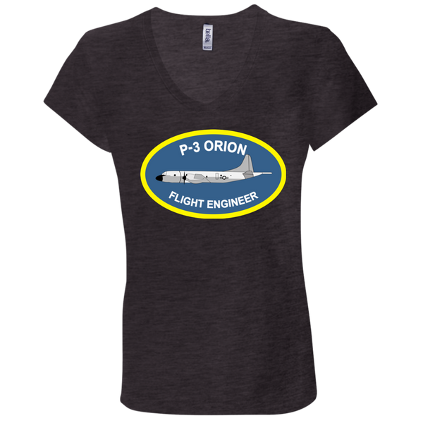 P-3 Orion 4 FE Ladies Jersey V-Neck T-Shirt