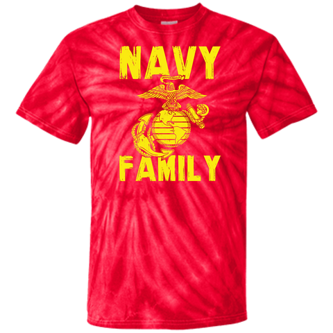 Navy Family Semper Fi 1 Cotton Tie Dye T-Shirt