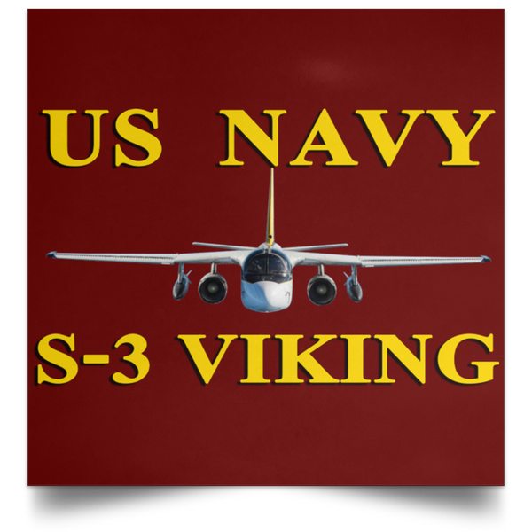 US Navy S-3 3 Poster - Square