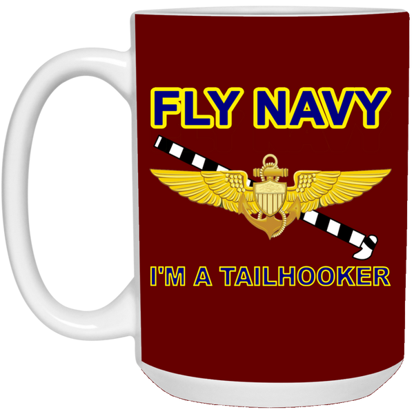 Fly Navy Tailhooker Mug - 15oz