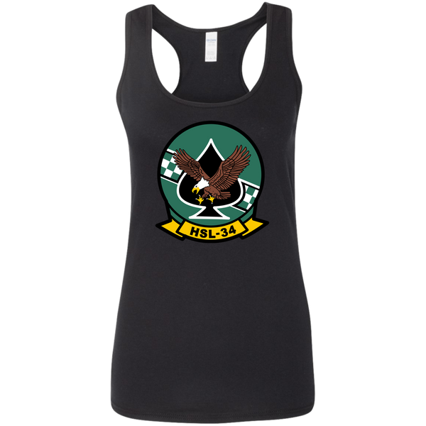 HSL 34 1 Ladies' Softstyle Racerback Tank