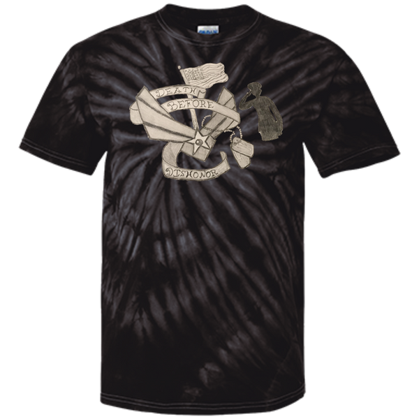 Death Before Dishonor Customized 100% Cotton Tie Dye T-Shirt