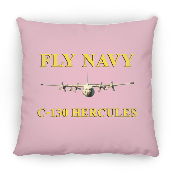 Fly Navy C-130 3 Pillow - Square - 14x14