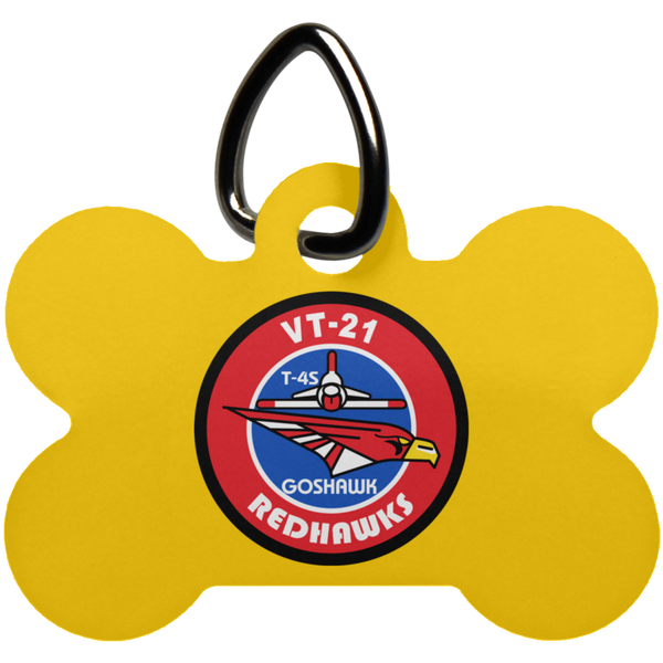 VT 21 8 Pet Tag - Dog Bone