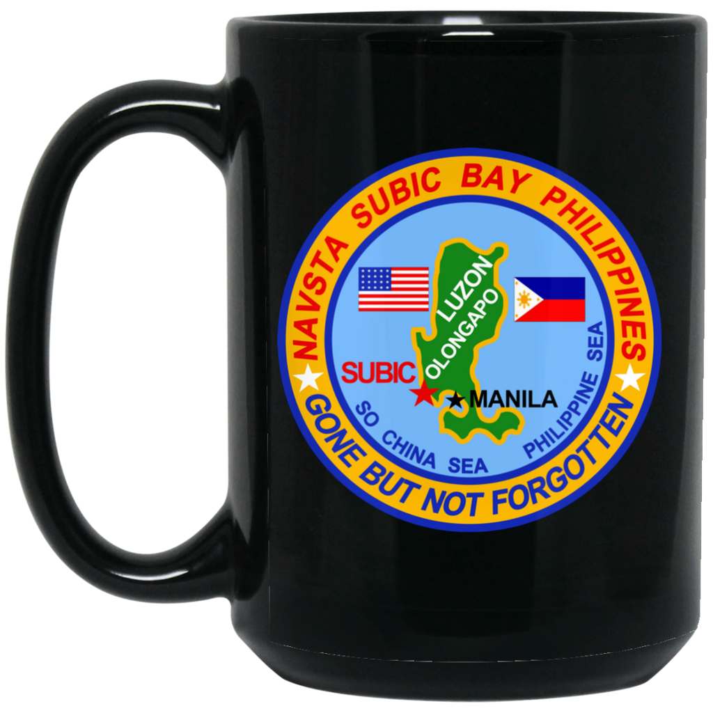 Subic Cubi Pt 10 Black Mug - 15oz