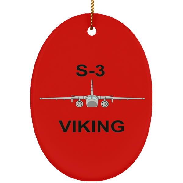 S-3 Viking 10a Ornament - Oval