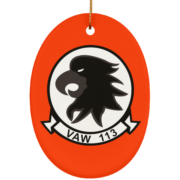 VAW 113 1 Ornament Ceramic - Oval