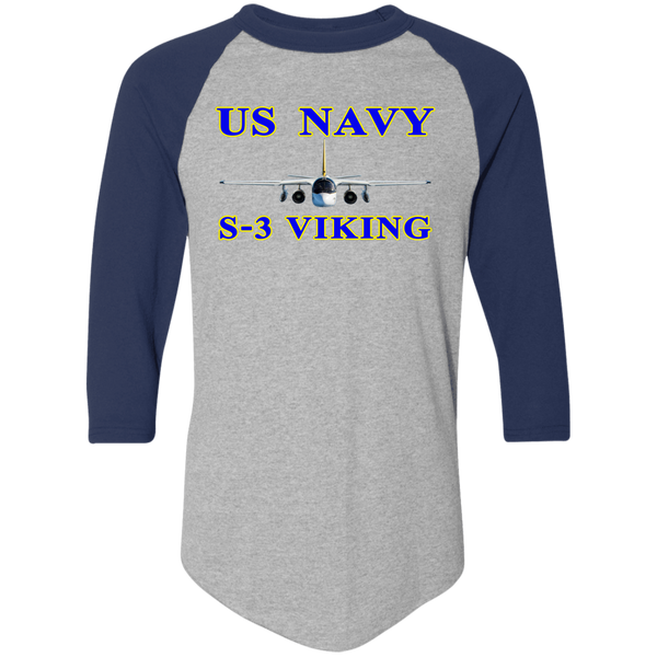 US Navy S-3 1 Colorblock Raglan Jersey