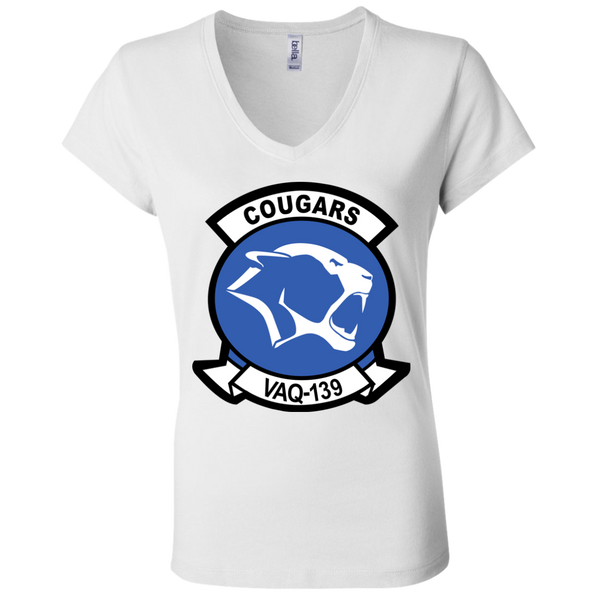 VAQ 139 7 Ladies Jersey V-Neck T-Shirt