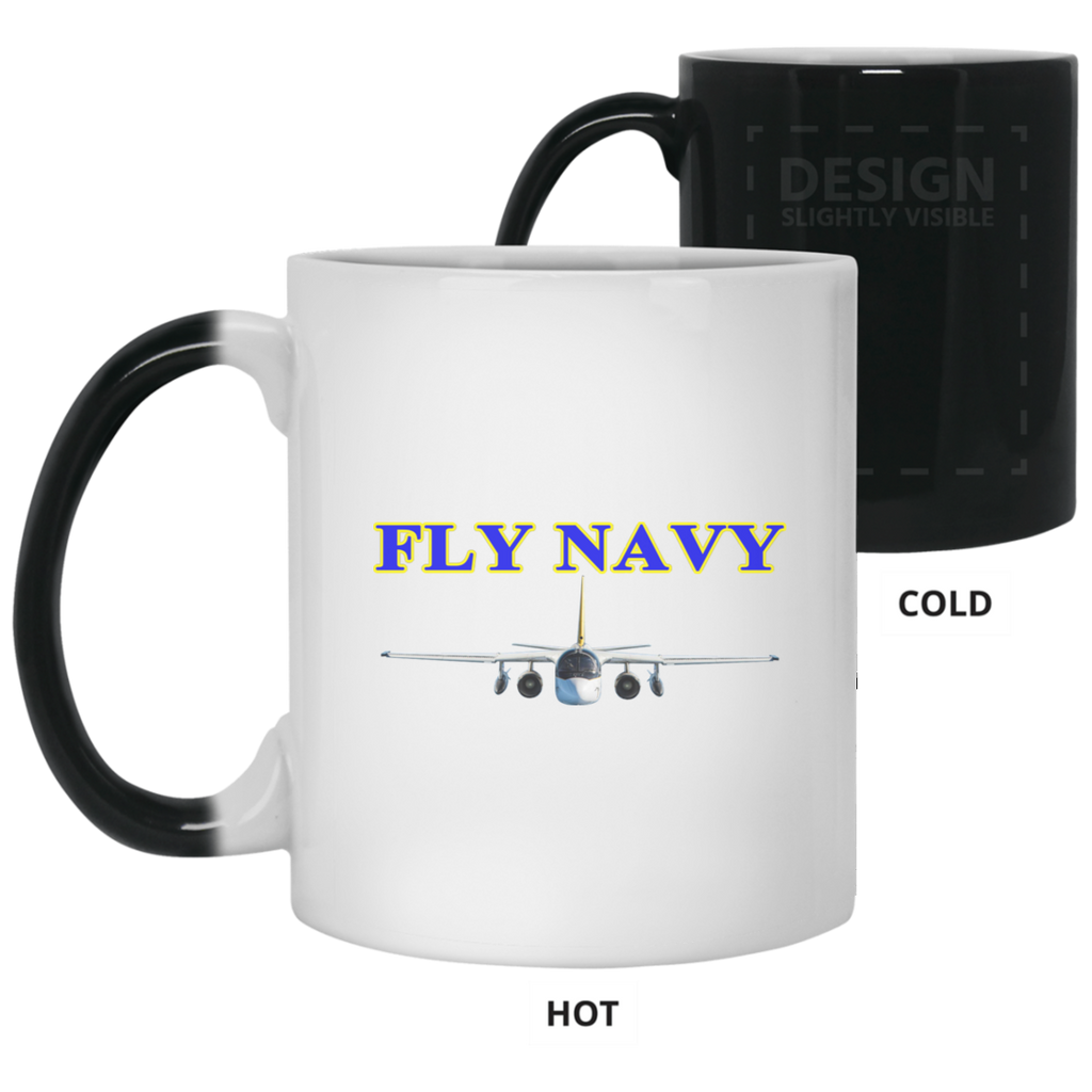 Fly Navy S-3 2 Color Changing Mug - 11oz