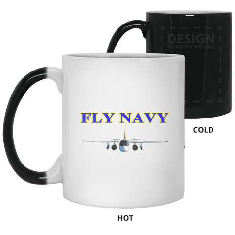 Fly Navy S-3 2 Color Changing Mug - 11oz