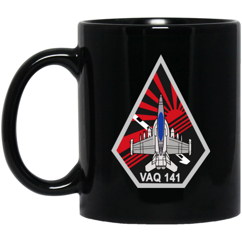 VAQ 141 7 Black Mug - 11oz