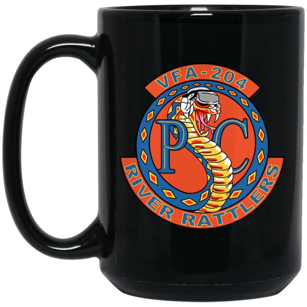 VFA 204 5 Black Mug - 15oz