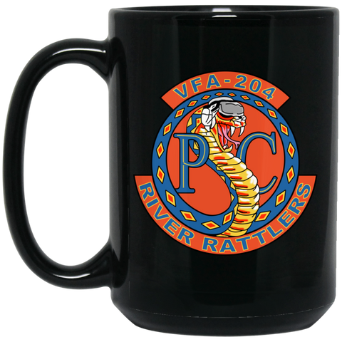 VFA 204 5 Black Mug - 15oz