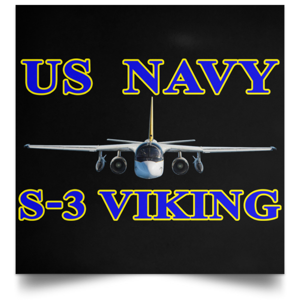 US Navy S-3 1 Poster - Square