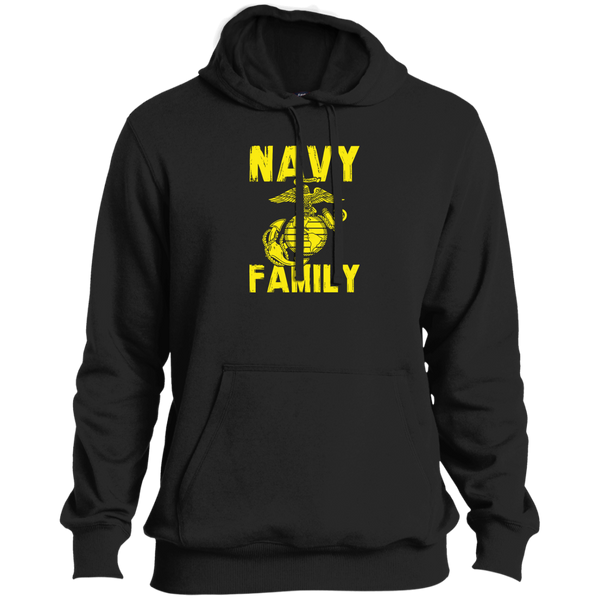 Navy Family Semper Fi 1 Tall Pullover Hoodie