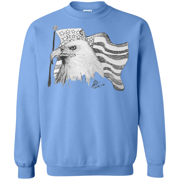 Eagle 101 Printed Crewneck Pullover Sweatshirt